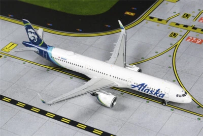 GeminiJets Alaska for Airbus 321NEO N928VA 1/400 DIECAST plane Pre-builded Model