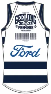 Geelong Cats 2022 Premiers Guernsey Adults XS - 3XL & Juniors 6 - 12 COTTON:ON