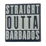 Straight Outta Barbados Shoe Charm
