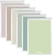 Oxford Steno Spiral Notebooks, Top Bound Pads, 6x9 Asst. Neutral