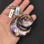 MOON KEY CHAIN COMPONENTS 包對 3D(需求名稱)手工 LILANDE