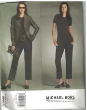 2986 UNCUT Vogue Sewing Pattern Misses Lined Close Fitting Jacket Pants Kors oop