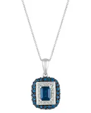 Le Vian Blueberry Sapphire 14K 2.17 ct. tw. Diamond & Sapphire Pendant