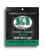SIT Power Wound Ultra Light Electric Guitar String Set (8-38)