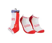 Sydney Swans Mens Ankle Socks - 2Pk