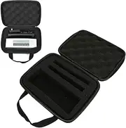 Hard Travel Case for Bose Soundlink Mini 1 Gen and 2 Gen Bluetooth Speaker, Nylon EVA Speaker Travel Protective Carrying Storage Bag with Soft Sponge Cushioning, Black