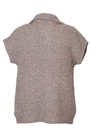 Honeycomb Stitch Sleeveless Cardi--JUM-33611039A