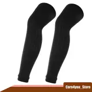 1 Pair Thigh High Compression Stocking Compression Sleeves Silk Black M