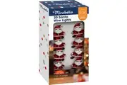 Mirabella Christmas 20 Wire Lights 1.9m Battery Operated Santa each