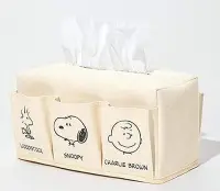 在飛比找Yahoo!奇摩拍賣優惠-15087A 日本進口 限量品 卡通史努比紙巾盒 正品SNO