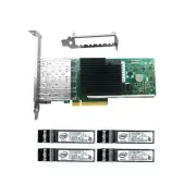 Intel 10Gbps PCI-e(3.0) x8 X710-DA4 Ethernet Server Adapter & Intel 850nm Module