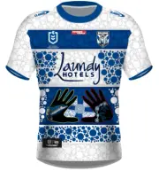 Canterbury Bulldogs Indigenous Jersey Sizes 5XL Available 10 NRL Classic 21