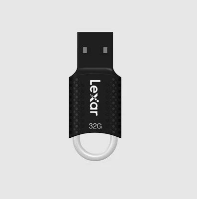 Lexar V40 32GB Lexar JumpDrive USB 2.0 Flash Drive Plug-and-Play Design Deliv...