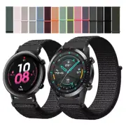 Woven Nylon Sport Loop Watch Band Strap For Huawei Watch GT 4 2 2e Pro 3 46mm 42