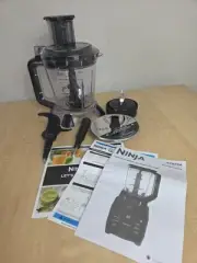 Ninja Blender Food Processor 8 Cup 64 oz Bowl w/Lid, 2 Blades, Pusher, SlicerNEW