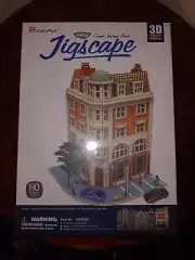 HO Scale 1:87 3D Corner Savings Bank Jigscape - HO4102h