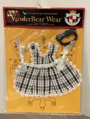 Vintage 1996 VANDERBEAR Clothes for Muffy or Hoppy VanderHare Pinafore Apron NEW