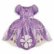 PRINCESS SOFIA COSTUME DRESS GOWN SIZE 5/6 DISNEY STORE EXCLUSIVE FAB SOPHIA NEW