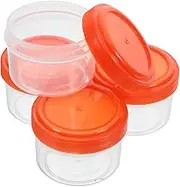4Pcs Small Sauce Containers with Lids Mini Portion Control Cups for Condiments for Meal Prep and Travel Leakproof and PP Design
