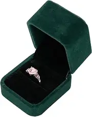 Parts Express 2 Pack Velvet Ring Boxes, Earring Pendant Jewelry Case, Ring Earrings Gift Boxes, Jewellry Display