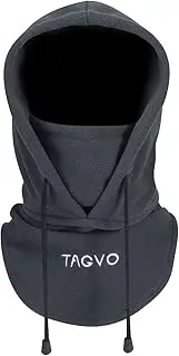 Ski Mask Winter Thermal Fleece Balaclavas, Soft & Warm Adjustable Hood Hat Skiing Face Cover Face Mask Neck Warmer Snood Neck Gaiter for Running Skiing Cycling Motorbikes Hiking- Men & Women