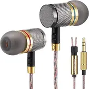 [Betron] YSM1000 Earphones Headphones, High Definition, in-Ear, Noise Isolating, Heavy Deep Bass for iPhone, iPod, iPad, MP3 Players, Samsung Galaxy, Nokia, HTC (Without Microphone)