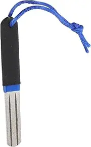 Kisangel Fish Hook Grinding File Scissor Sharpeners Sea Fishing Hook Sharpener Fishing Hook File Pocket Sharpener Fishing Hook Sharpener Stone Pocket Sharpening Stone Blue Diamond