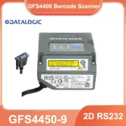 Datalogic GFS4450-9 1D 2D Imager RS232 Hands-free Fixed Barcode Scanner w/ Cable