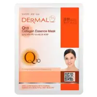 在飛比找momo購物網優惠-【DERMAL 德瑪】Q10彈性活膚面膜-10入(韓國人氣面