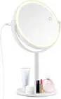 Lighted Magnifying Mirror 20X Makeup with Lights Charging Port on Stand Double