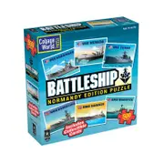 500pc Impossibles Hasbro Battleship Puzzle Normandy Edition Card Kids Toy 12+
