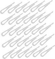 KITANDOVE 200pcs Alligator Clips for Shirts Socks Ties Clothes Fixing Clips Teeth Smooth for Weddings Parties Business Events