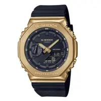 在飛比找蝦皮購物優惠-CASIO  G-SHOCK 黑金時尚 高調奢華 金屬錶殼 