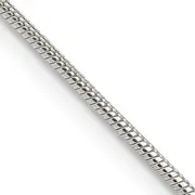 16 Inch Sterling Silver 1.25mm Snake Chain