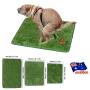 Artificial Grass Mat Fake Lawn Puppy Dog Potty Pee Pad Training Indoor Toilet AU