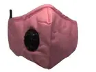 Mask face reusable fillter style Pink