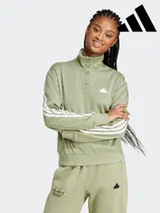 adidas Green Iconic 3 Stripe Track Top (K96323) | $138