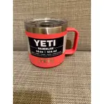 YETI 14OZ雙層真空保溫杯 馬克杯 有把手 粉紅色