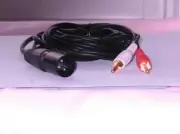 USA XLR Male to 2 RCA Male Plug Stereo Audio Cable Connector Y Splitter 1.5m