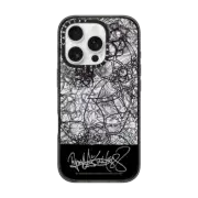 iPhone 16 Pro Impact Case RM Black Flowers