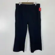 SPANX The Perfect Pant Cropped Flare Womens Size 3X Black Ponte Stretch Pull On