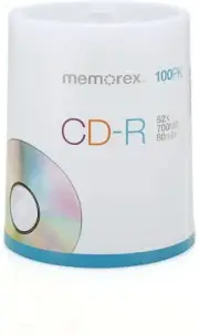 Memorex CD-R 100 pack 52X 700MB 80min NEW SEALED!