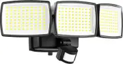 Battery Powered Motion Sensor Outdoor Lights, 1500LM Flood Lights IP65 Waterproo