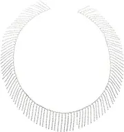 Rhinestone Tassel Chain Trim Decorative Rhinestone Fringe for DIY Crafts Clothing and Accessories Long Tassel Durable and Material for Versatile Use