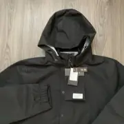 Vans MTE Sanderson 3L Waterproof Jacket Black Men’s Medium FA24 Core Hood NEW