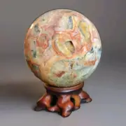 Large Natural Crazy Agate Crystal 2.625" Sphere - USA