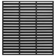 vidaXL Fence Panel WPC 180x180 cm Black