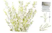 Silk Flowers in Bulk Wholesale Artificial Orchids, 11 Pcs (Each 28”), for