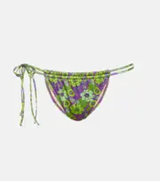 [Bananhot] Bananhot Seychelle floral bikini bottoms AU 12 purple