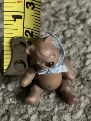 Miniature Dollhouse Artist Porcelain Jtd Tiny HandPainted Teddy Bear Doll 1" NR